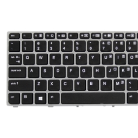 KLAWIATURA HP ELITEBOOK FOLIO 9470M 9480M 697685-001 Z SREBRNĄ RAMKĄ