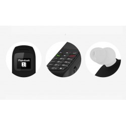 GTSTAR BM70 L8STAR MINI TELEFON CZARNY SŁUCHAWKA BLUETOOTH - Akcesoria rtv agd