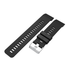 PASEK DO GARMIN FORERUNNER 30 35 CZARNY SILIKONOWY - Smartwatche