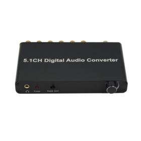 KONWERTER DEKODER SYGNAŁU CYFROWEGO NA ANALOGOWY COAXIAL SPDIF NA RCA 5.1