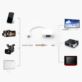 KONWERTER MICRO HDMI DO VGA D-SUB BIAŁY - Kable i USB adaptery