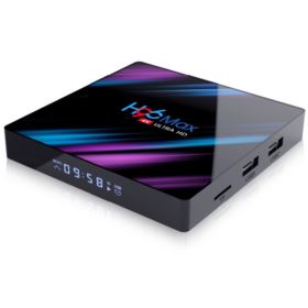 SMART TV BOX H96 MAX 4GB/64GB ANDROID Z PILOTEM - Przystawki Smart TV