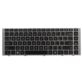 KLAWIATURA HP PROBOOK 4440S 4441S 4445S 4446S CZARNA Z SZARĄ RAMKĄ