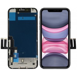 WYŚWIETLACZ I DIGITIZER IPHONE 11 A2111 A2221 A2223 Z RAMKĄ CZARNY INCELL