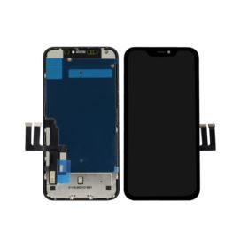 WYŚWIETLACZ I DIGITIZER IPHONE 11 A2111 A2221 A2223 Z RAMKĄ CZARNY INCELL