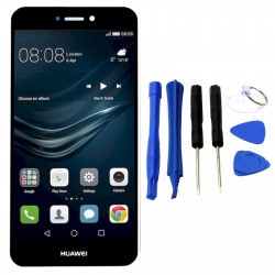WYŚWIETLACZ I DIGITIZER HUAWEI P9 LITE 2017 PRA-LA1 PRA-LX1 P8 LITE 2017 Z NARZĘDZIAMI CZARNY