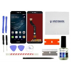 WYŚWIETLACZ I DIGITIZER HUAWEI P9 LITE 2017 PRA-LX1 PRA-LA1 Z ZESTAWEM NAPRAWCZYM CZARNY