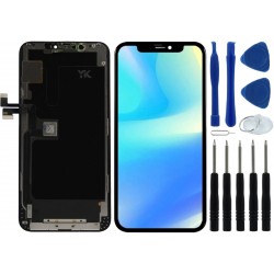 WYŚWIETLACZ Z DIGITIZEREM IPHONE 11 PRO MAX A2161 A2220 A2218 Z NARZĘDZIAMI I RAMKĄ