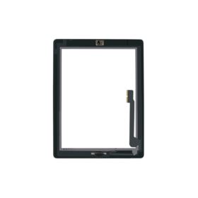 DIGITIZER APPLE IPAD 3 A1403 A1416 A1430 APPLE IPAD 4 A1458 A1459 A1460 Z NARZĘDZIAMI I PRZYCISKIEM HOME CZARNY