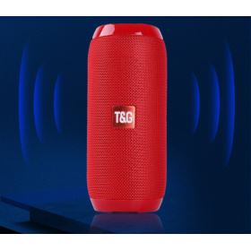 GŁOŚNIK BLUETOOTH LOUD BEZPRZEWODOWY 120HZ-20KHZ WODOODPORNY CZERWONY
