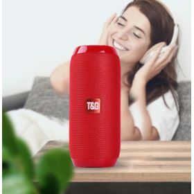 GŁOŚNIK BLUETOOTH LOUD BEZPRZEWODOWY 120HZ-20KHZ WODOODPORNY CZERWONY