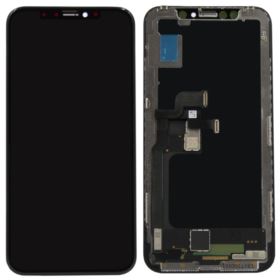 WYŚWIETLACZ I DIGITIZER IPHONE X A1901 A1865 Z RAMKĄ I NARZĘDZIAMI CZARNY