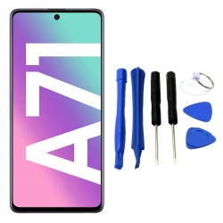 WYŚWIETLACZ Z DIGITIZEREM SAMSUNG GALAXY A71 SM-A715F Z NARZĘDZIAMI