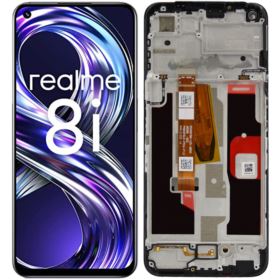 WYŚWIETLACZ I DIGITIZER REALME 8i REALME 9i Z RAMKĄ I NARZĘDZIAMI