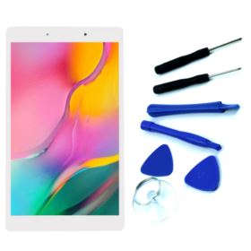 WYŚWIETLACZ Z DIGITIZEREM SAMSUNG TAB A8 2019 SM-T290 Z NARZĘDZIAMI BIAŁY