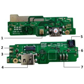 ZŁĄCZE ŁADOWANIA SONY XPERIA XA1 ULTRA G3212 G3221 G3223 G3226 Z MIKROFONEM I ZŁĄCZEM ANTENY