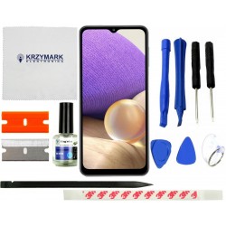 WYŚWIETLACZ I DIGITIZER SAMSUNG A32 SM-A326 Z ZESTAWEM NAPRAWCZYM CZARNY