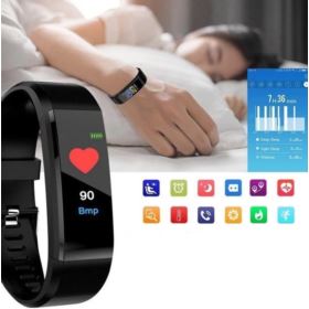 SMARTBAND FITNESS ID115 PLUS CZARNY IP67