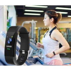 SMARTBAND FITNESS ID115 PLUS CZARNY IP67