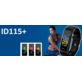 SMARTBAND FITNESS ID115 PLUS CZARNY IP67