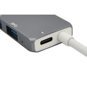 ADAPTER HUB USB-C PRZEJŚCIÓWKA 6w1 USB SDHC MICRO SD