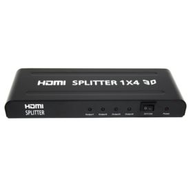 SWITCH HDMI SPLITTER 1x4 PORTY Z ZASILACZEM KONWERTER