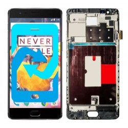 WYŚWIETLACZ I DIGITIZER ONEPLUS 3T Z RAMKĄ CZARNY FULL SET