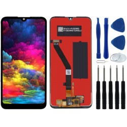 WYŚWIETLACZ DIGITIZER HUAWEI Y6 2019 MRD-LX1 PRIME MRD-LX1F HONOR 8A Z NARZĘDZIAMI CZARNY