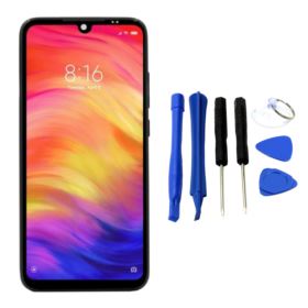 WYŚWIETLACZ I DIGITIZER XIAOMI REDMI NOTE 7 Z RAMKĄ I NARZĘDZIAMI CZARNY