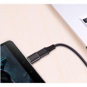 ADAPTER PRZEJŚCIÓWKA MICRO USB USB C CZARNY - Kable i USB adaptery