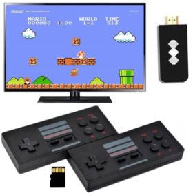 GRA TELEWIZYJNA RETRO EMX-06 HDMI 8-BIT 620 GIER 2 PADY BEZPRZEWODOWE