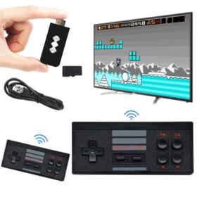 GRA TELEWIZYJNA RETRO EMX-06 HDMI 8-BIT 620 GIER 2 PADY BEZPRZEWODOWE