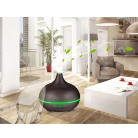 NAWILŻACZ POWIETRZA AIR PURIFIER W350 Z PODŚWIETLENIEM LED CIEMNY BRĄZ 300ML