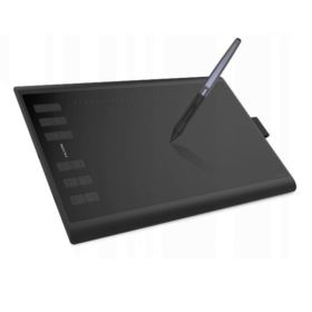 TABLET GRAFICZNY HUION 1060P Z RYSIKAMI, PIÓREM I ŚCIERECZKĄ