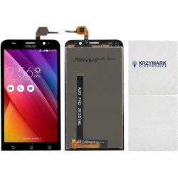 WYŚWIETLACZ Z DIGITIZEREM FULL SET ASUS ZENFONE 2 ZE551ML ZE ŚCIERECZKĄ CZARNY