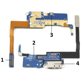 TAŚMA ZŁĄCZE GNIAZDO ŁADOWANIA ZASILANIA MIKROFON SAMSUNG GALAXY NOTE3 ZE ŚCIERECZKĄ