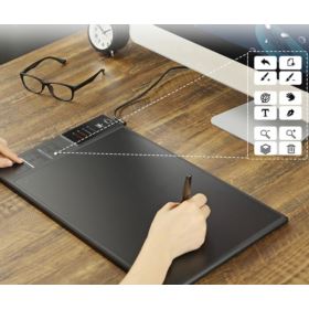 TABLET GRAFICZNY HUION WH1409 8192 Z PIÓREM CZARNY