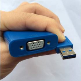 PRZEJŚCIÓWKA KONWERTER ADAPTER Z USB 3.0 DO VGA
