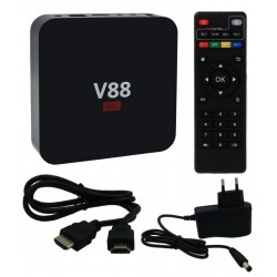 SMART TV BOX ANDROID 10.1 4K SCISHION V88 Z KABLEM HDMI I PILOTEM