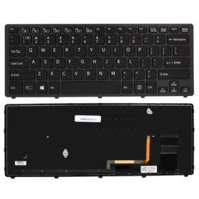 KLAWIATURA SONY VAIO SVF14N SVF14N1C5E SVF14N1J2RS Z PODŚWIETLENIEM CZARNA