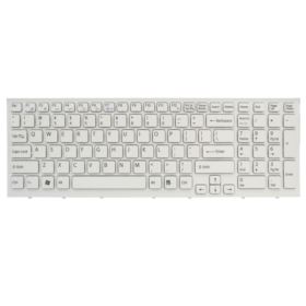 KLAWIATURA DO SONY VAIO VPC-EB PCG-7121 BIAŁA Z RAMKĄ US