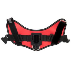 SZELKI DLA PSA DO KAMERY SPORTOWEJ GOPRO HERO SJCAM XIAOMI XIAOYI CZERWONO-CZARNE