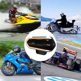 INTERKOM MOTOCYKLOWY QTBE6 BLUETOOTH WODOODPORNY IP45