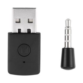 ADAPTER BLUETOOTH USB DO PS4 Z MIKROFONEM MINI JACK 3,5 MM TRANSMITER AUDIO