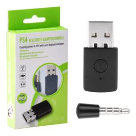 ADAPTER BLUETOOTH USB DO PS4 Z MIKROFONEM MINI JACK 3,5 MM TRANSMITER AUDIO