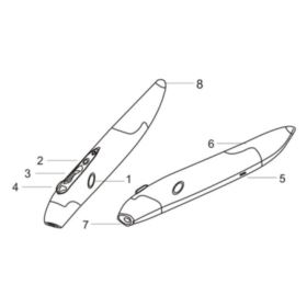 MYSZ BEZPRZEWODOWA DŁUGOPIS PEN MOUSE 2.4GHZ 1600 DPI