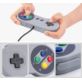 RETRO PAD DO SUPER NINTENDO PRZEWODOWY NA USB SZARY