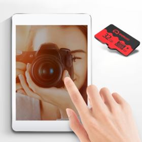 KARTA MICRO SD 32GB SDHC EEKOO CZARNO-CZERWONA