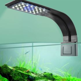 LAMPA LED DO AKWARIUM 10W 24 DIODY CZARNA