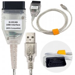 INTERFEJS DIAGNOSTYCZNY OBD2 K CAN USB BMW 1996-2008